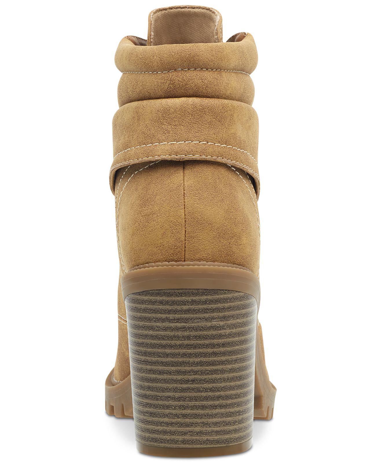 G by Guess Womens Jollyn Round Toe Ankle Fashion Boots Brown Size 5 M