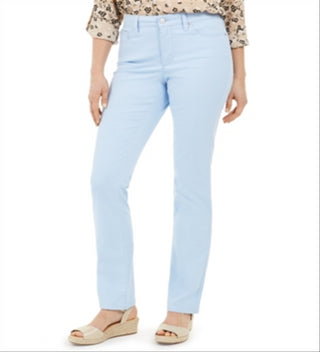Charter Club Women's Lexington Straight Leg Jeans Blue Size 10