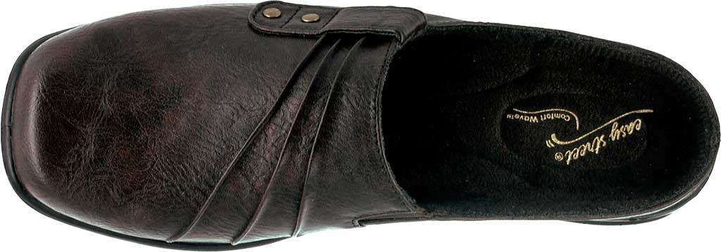 Easy Street Women's Holly Square Toe Slip on Shoe Brown Size 8.5W