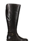 INC International Concepts Women's Fadora Boot Leather Round Toe Black
