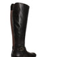 INC International Concepts Women's Fadora Boot Leather Round Toe Black