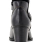 American Rag Womens Black Cushioned Buckle Accent Milly Round Toe Block Heel Zip-up Booties 9.5 M