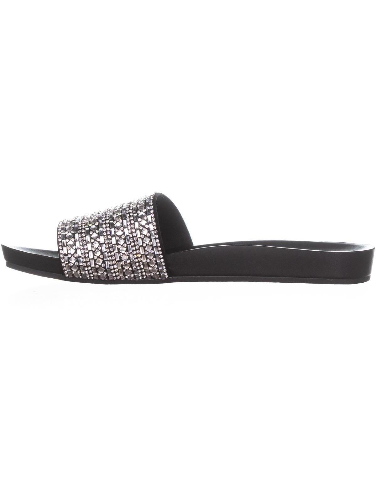 Steve Madden Women's Dazzle Embellished Sandals Black Size 7 M