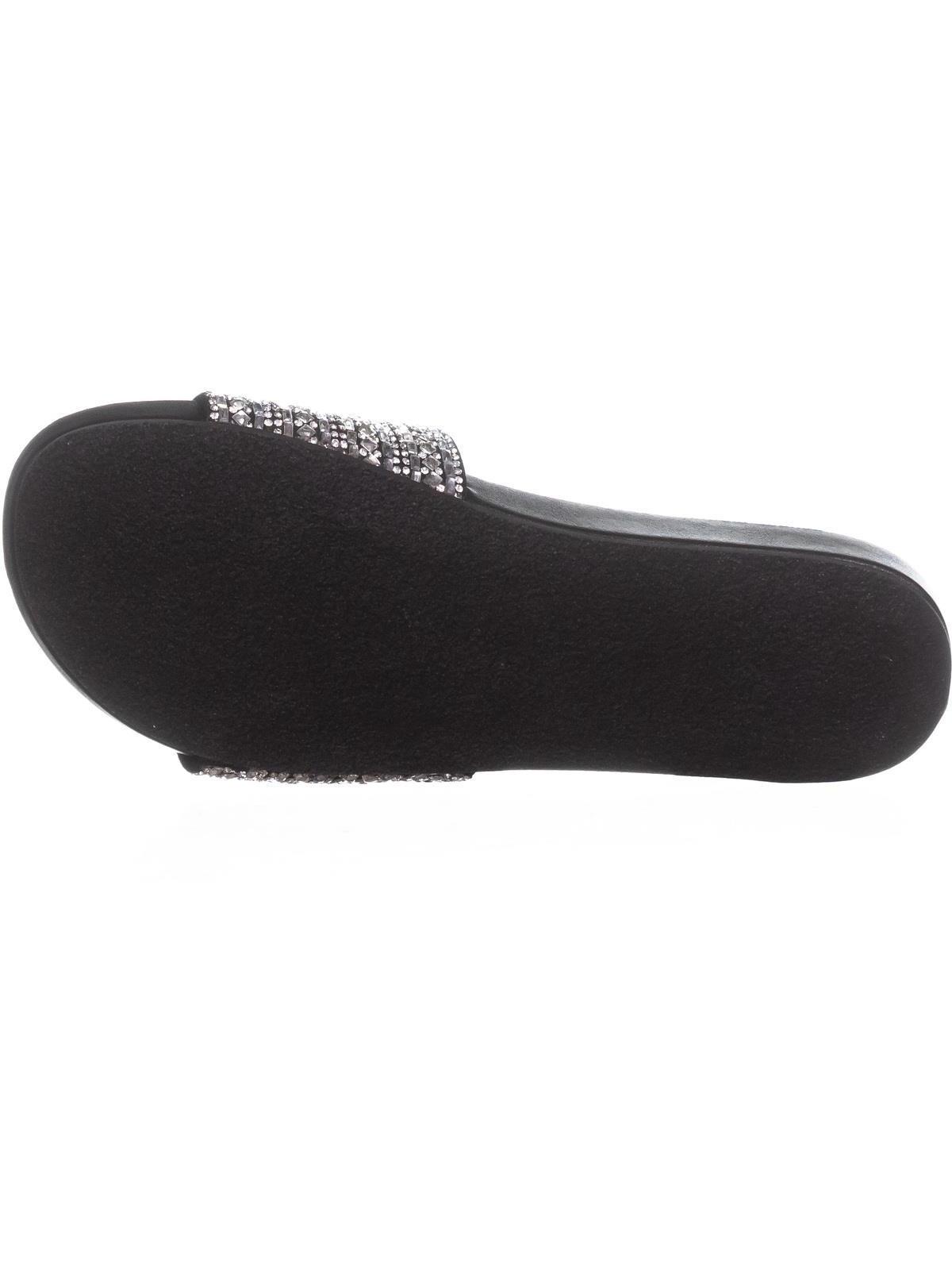 Steve Madden Women's Dazzle Embellished Sandals Black Size 7 M