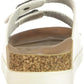 Madden Girl Women's Goldiie Footbed Sandals White Size 6.5 M