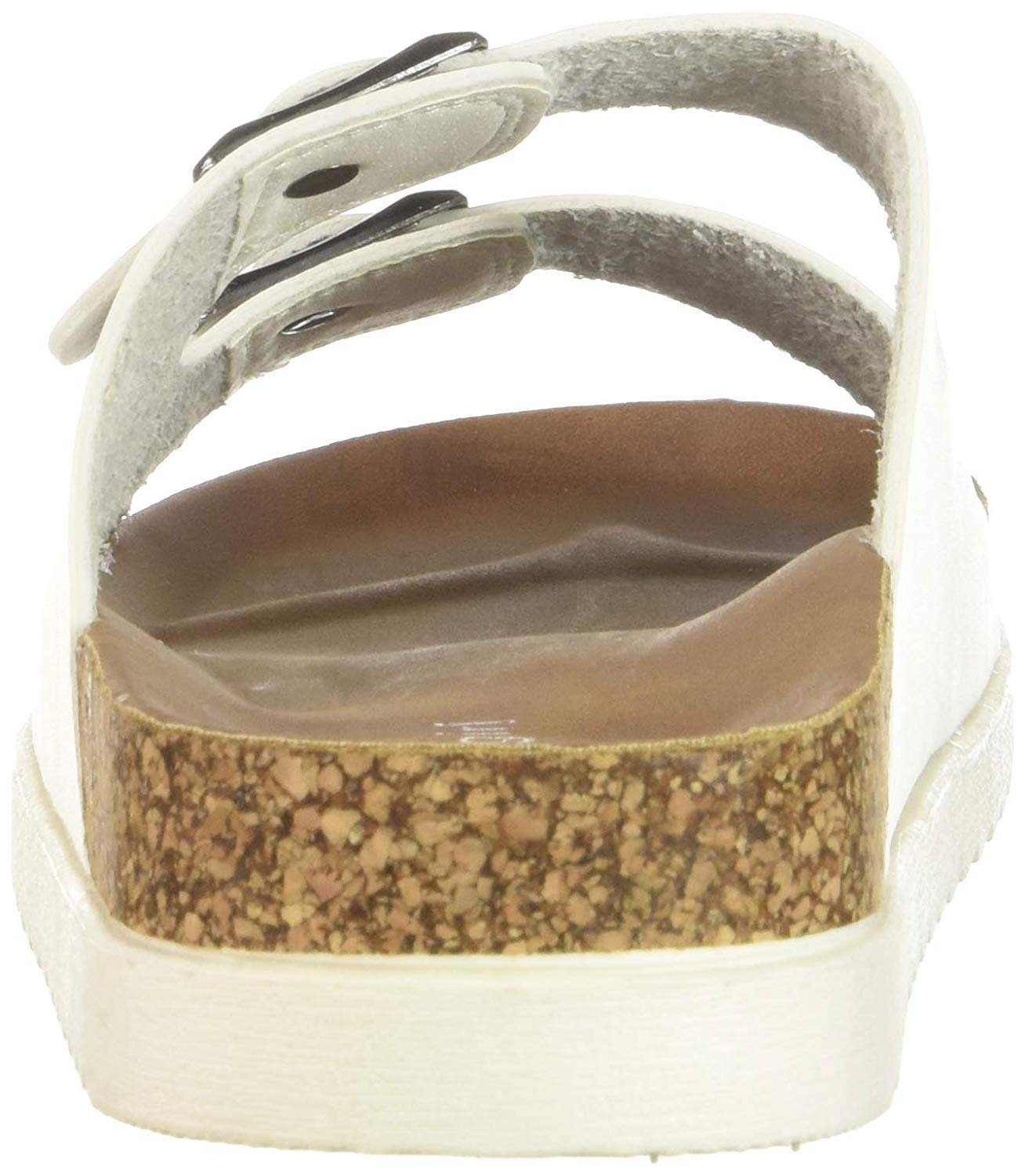 Madden Girl Women's Goldiie Footbed Sandals White Size 6.5 M