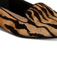 Alfani Women's Poee Leather Tiger Print Loafers Brown Size 10 M