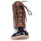 The Original Duck Boot Women's Arianna Flannel Lined Boots Brown Size 7.5