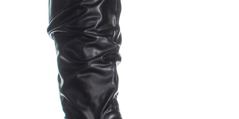 Style & Co Kelimae Scrunched Boots  Women's Shoes Black Size 5 M