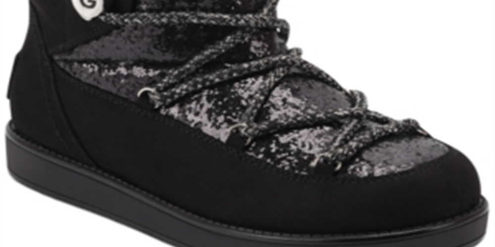 GBG Los Angeles Women's Aylan Cold Weather Flat Booties Black  Size 8 M