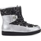 GBG Los Angeles Womens Aylan Glitter Fashion Ankle Boots Black 10 M
