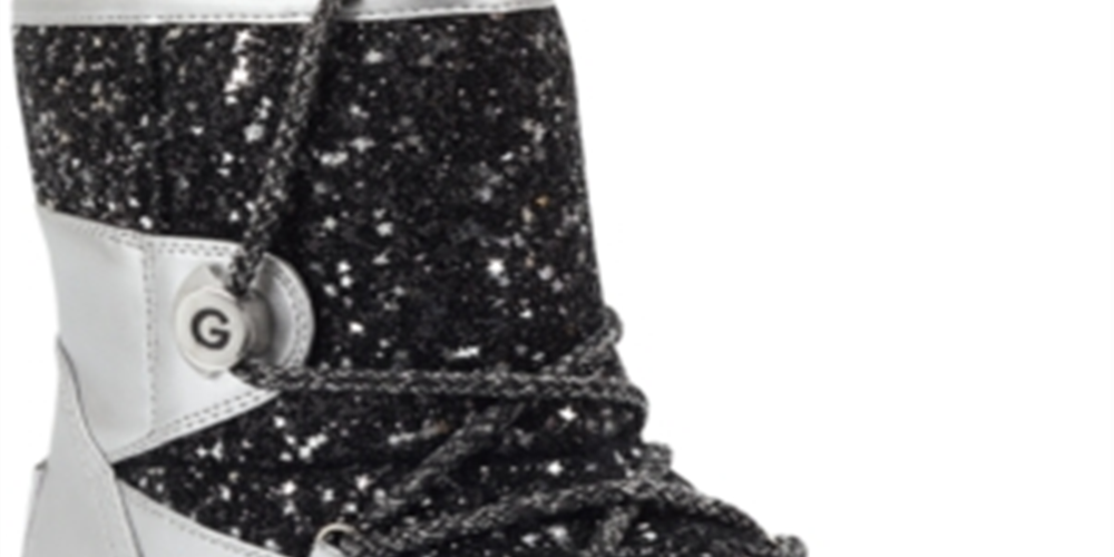 GBG Los Angeles Womens Aylan Glitter Fashion Ankle Boots Black 10 M