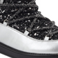GBG Los Angeles Womens Aylan Glitter Fashion Ankle Boots Black 10 M