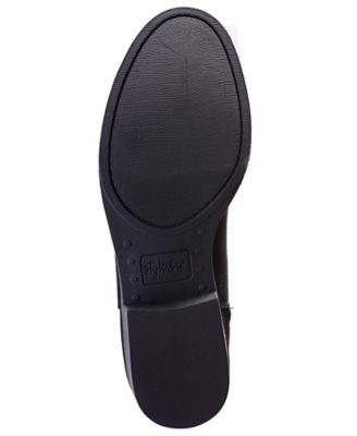 Style Company Womens Black Cushioned Hayley Round Toe Block Heel Boots Black Size 6 M