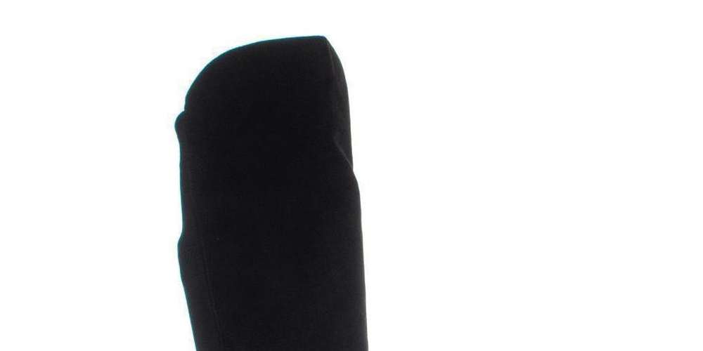 Style Company Womens Black Cushioned Hayley Round Toe Block Heel Boots Black Size 6 M