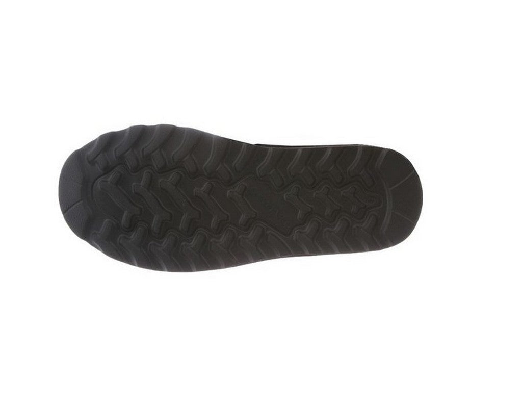 Bear Paw Womens Black 1/2 Platform Stain Resistant Water Resistant Lined Phylly Round Toe Wedge Lace-up Snow Boots 7 M