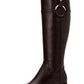 Alfani Women's Bexleyy Leather Knee Hgh Riding Boots Brown Size 5 M