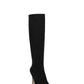 INC International Concepts Women's Taisa Almond Toe Knee High Fashion Boots Black Size 8.5 M