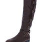 Thalia Sodi Women's Veronika Faux Leather Riding Boots Brown Size 7 M