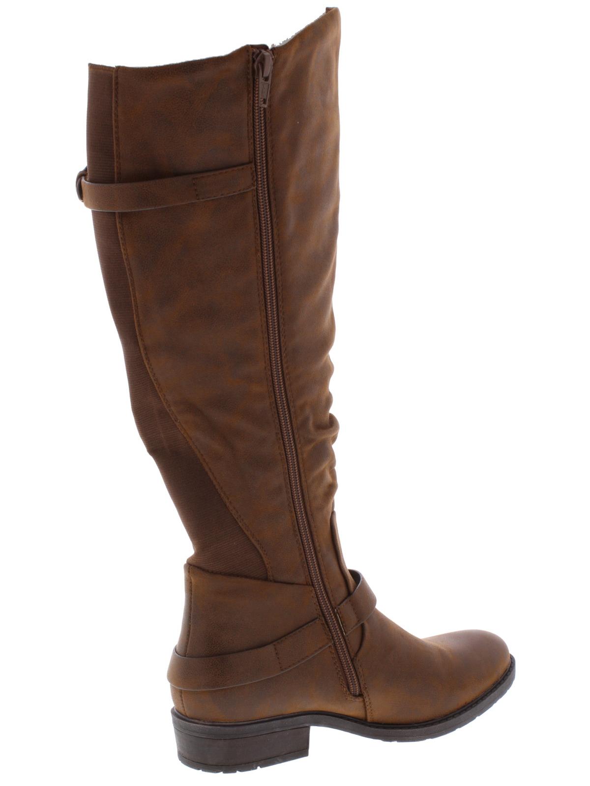 Baretraps Women's Yanessa Tall Riding Boots Brown Size 6 M
