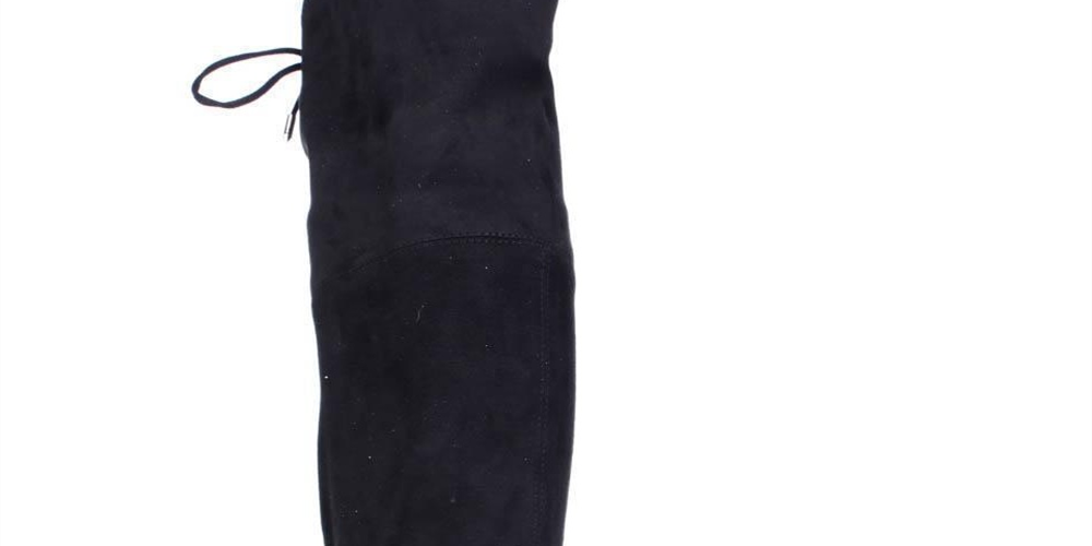 Marc Fisher Women's Almond Toe Block Heel Zip up Boots Black Size 5 M