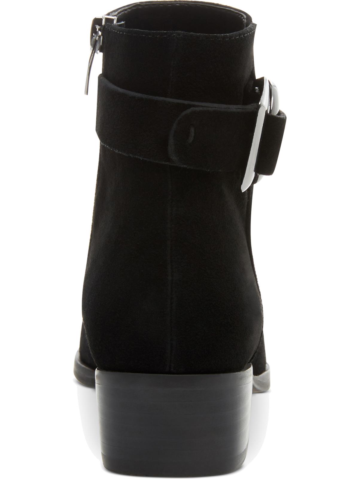 Steve Madden Women's Shoes Ringer Leather Closed Toe Ankle Fashion Boots Black Size 10 M