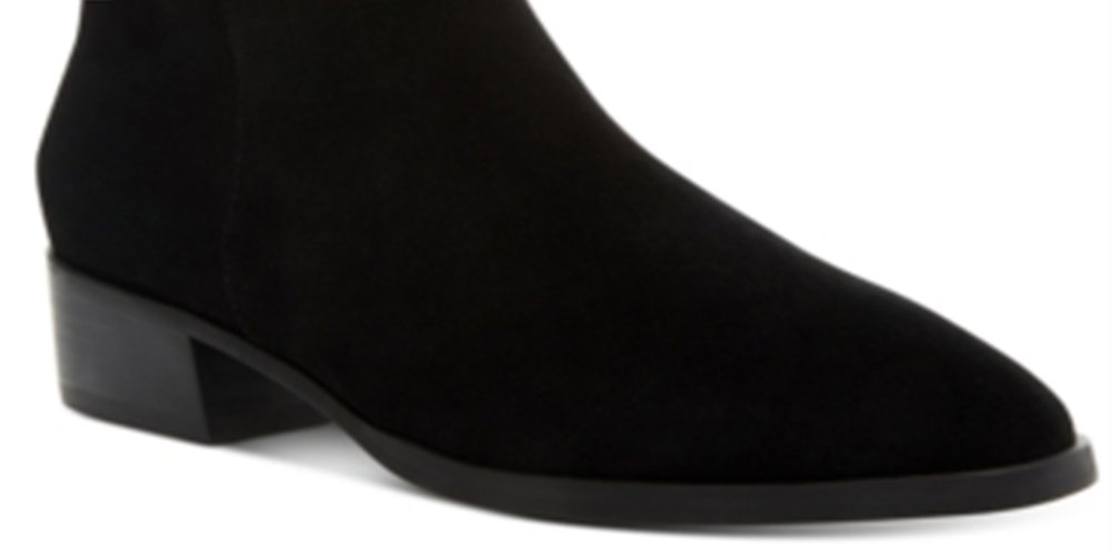 Steve Madden Women's Shoes Ringer Leather Closed Toe Ankle Fashion Boots Black Size 10 M
