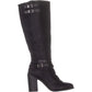 Madden Girl Women's Edrea Almond Toe Knee High Fashion Boots Black Size 9.5