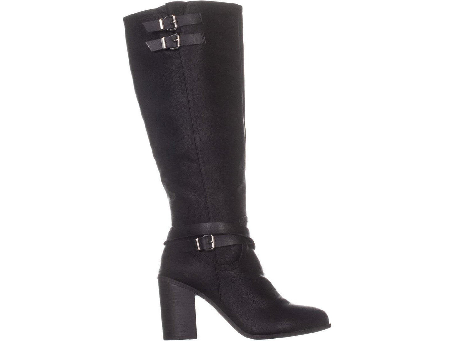 Madden Girl Women's Edrea Almond Toe Knee High Fashion Boots Black Size 9.5