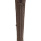 Sun Stone Womens Beige Round Toe Block Heel Zip-up Boots Brown Size 8.5