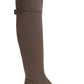 Sun Stone Womens Beige Round Toe Block Heel Zip-up Boots Brown Size 8.5