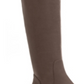 Sun Stone Womens Beige Round Toe Block Heel Zip-up Boots Brown Size 8.5