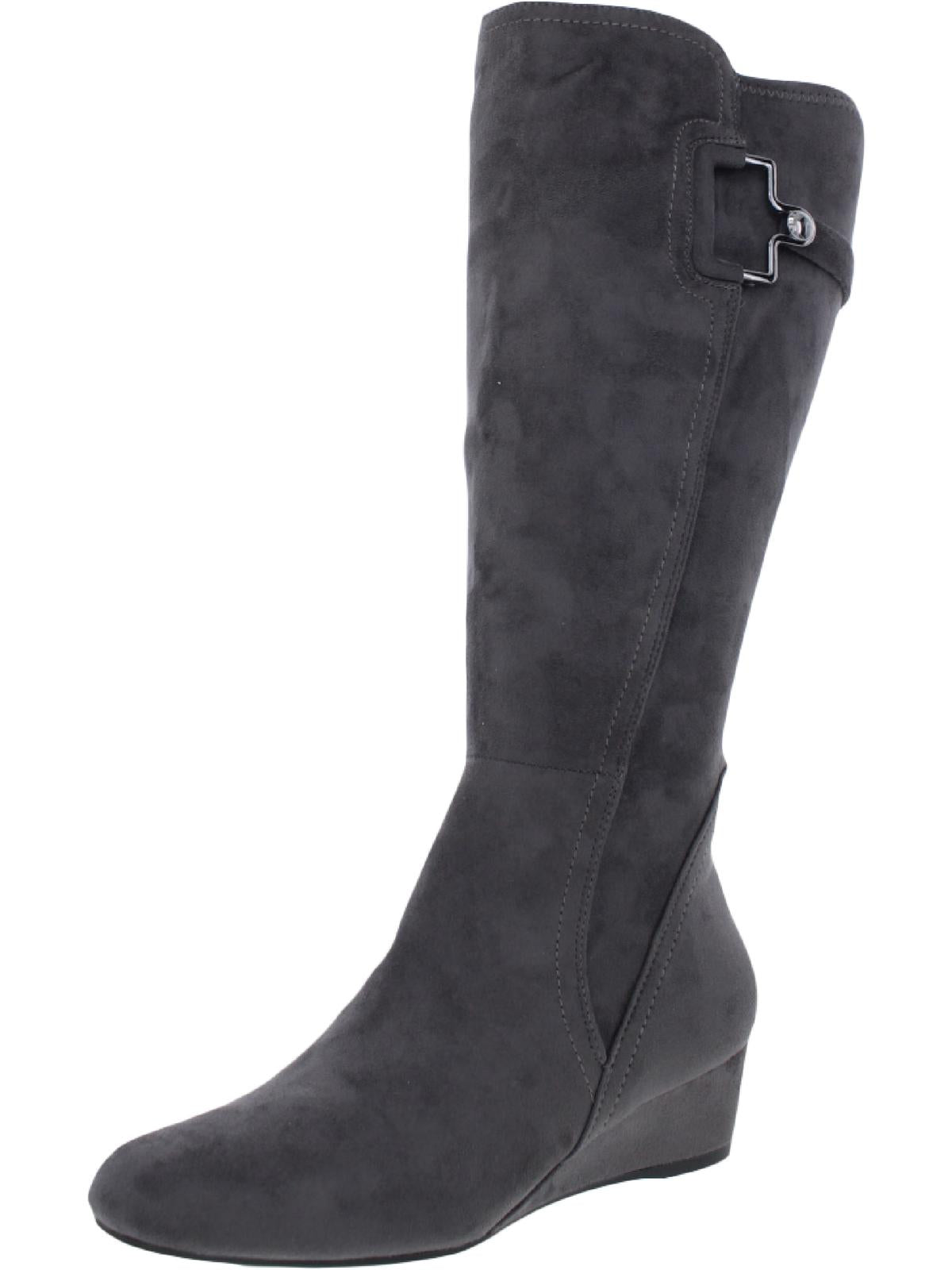 Impo Women's Glada Wedge Dress Boots Gray Size 8.5 M