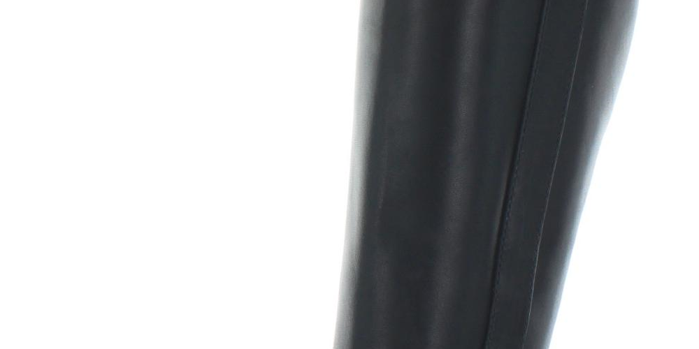 Ralph Lauren Women's Bernadine Leather Riding Boots Black Size 5 B