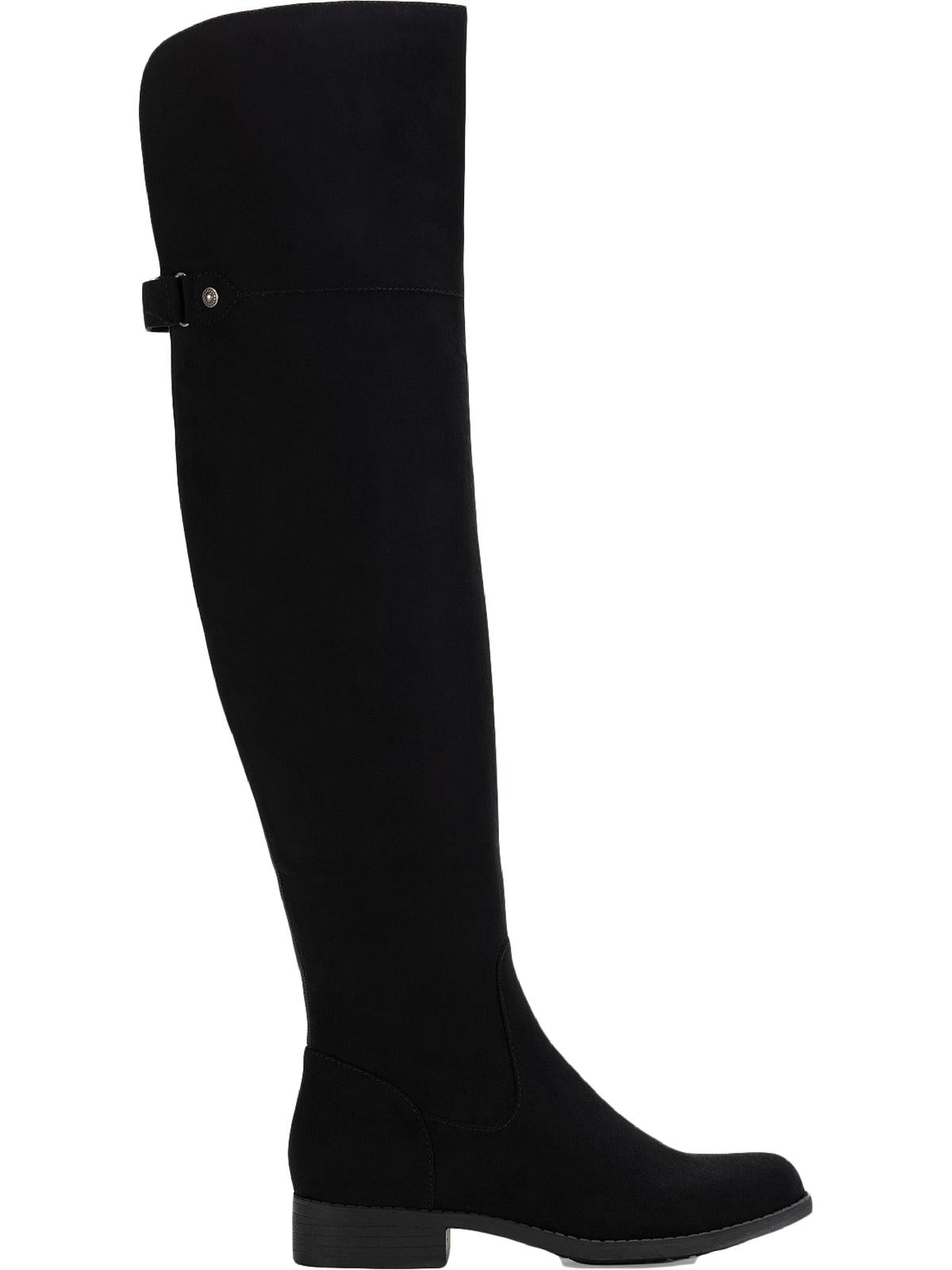 Sun + Stone Allicce Wide-Calf Over-the-Knee Boots Women's Shoes Black Size 9