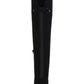 Sun + Stone Allicce Wide-Calf Over-the-Knee Boots Women's Shoes Black Size 9
