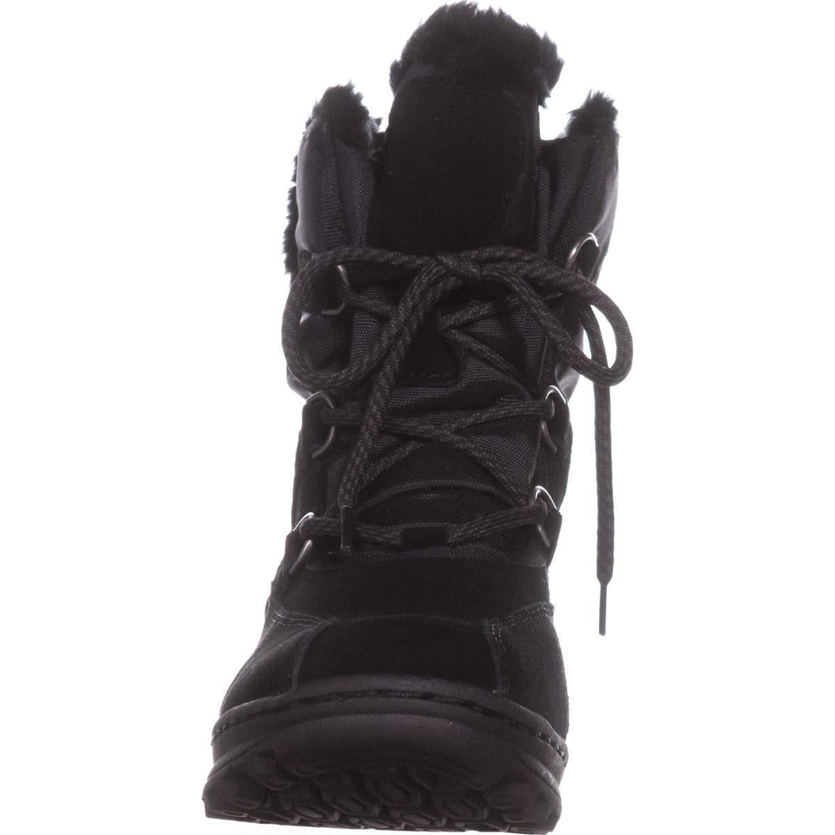 Baretraps Womens Aero Suede Ankle Winter Boots Black Size 5 M