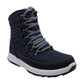 Khombu Women's Elsa Faux Fur Closed Toe Ankle Cold Weather Boots Blue Size 6.5 M