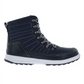 Khombu Women's Elsa Faux Fur Closed Toe Ankle Cold Weather Boots Blue Size 6.5 M