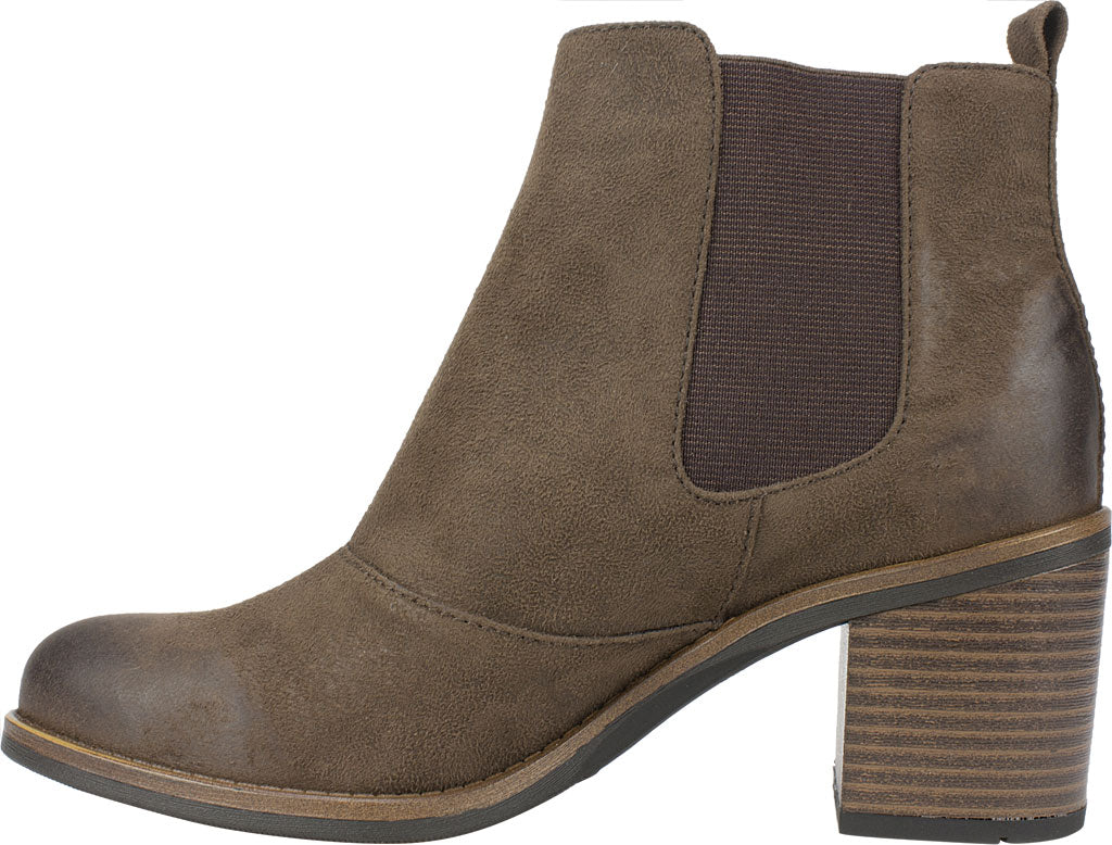 White Mountain Women's Destiny Ankle Bootie Brown Size 5.5 M