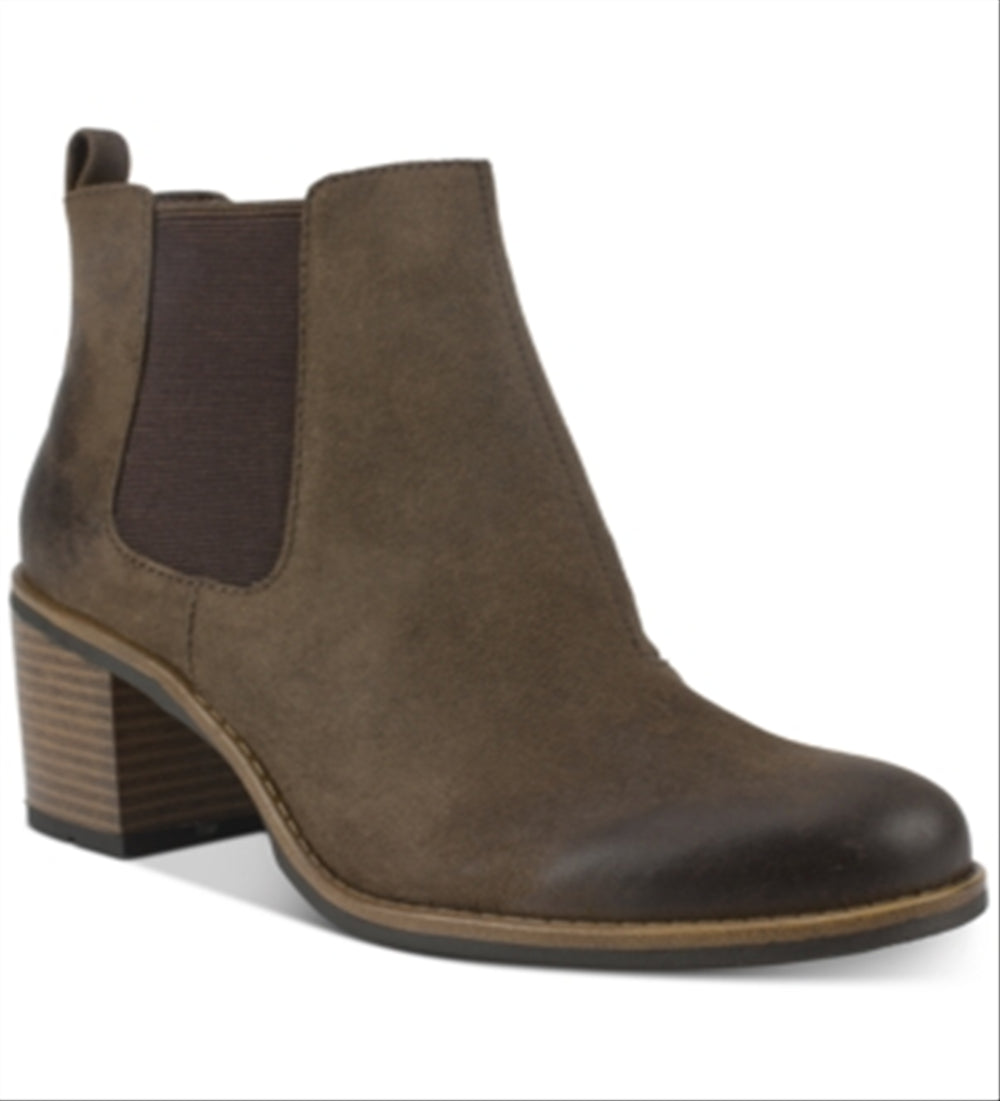 White Mountain Women's Destiny Ankle Bootie Brown Size 5.5 M