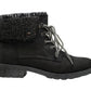 White Mountain Womens Sandro Leather Closed Toe Ankle Fashion Boots Gray Size 5.5 M