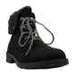 White Mountain Womens Sandro Leather Closed Toe Ankle Fashion Boots Gray Size 5.5 M