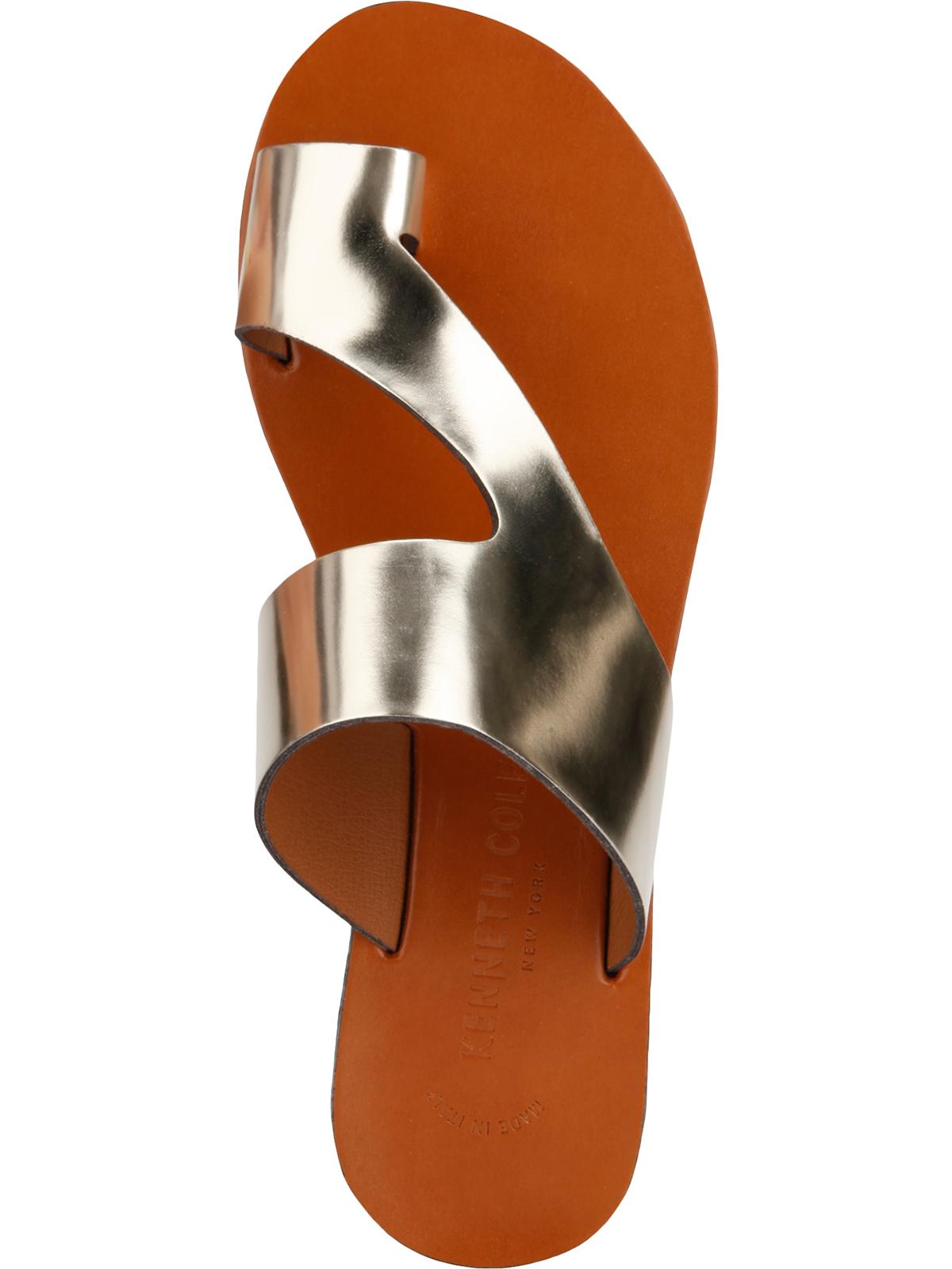 Kenneth Cole New York Women's Palm Sandal, Light Gold, 8.5 M