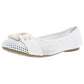 Dr. Scholl's Women's Frankie Mesh Flat White Size 7 M