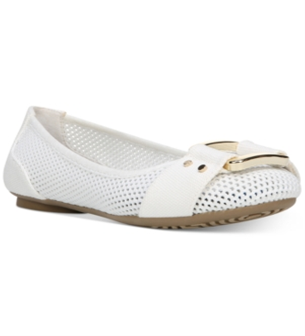 Dr. Scholl's Women's Frankie Mesh Flat White Size 7 M