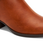 Style & Co Women's Side Cutouts Braided Fellicity Round Toe Block Heel Zip up Booties Brown Size 9.5 M