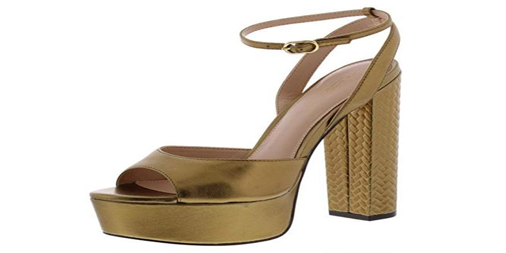 Zoe by Rachel Zoe Women's ZF18F05002 Leather Peep Toe Casual Yellow Size 6.0