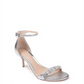 Badgley Mischka Women's Randy Ornamented Sandals Silver  Size 8M