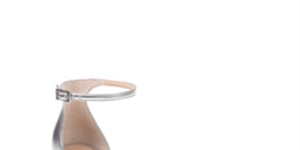 Badgley Mischka Women's Randy Ornamented Sandals Silver  Size 8M